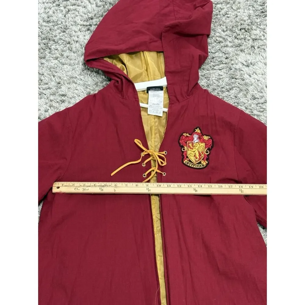Official Harry Potter Gryffindor Hooded Robe Cloak Costume Youth One Size OS